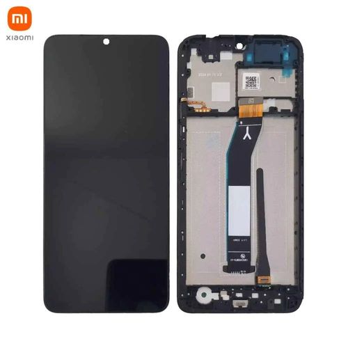Ecran Noir Origine Redmi A3 Vitre Lcd + Surface Tactile + Châssis