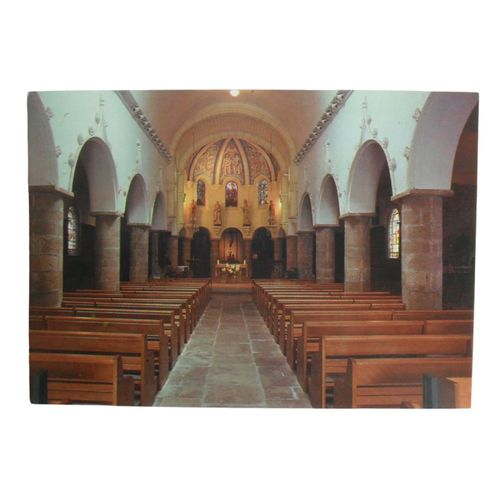 Cartes Postales Couleurs  56780-2-L'ile Aux Moines Eglise Saint-Michel Edition France Publicité-B P. 225-83511 La Seyne Sur Mer Cédex Reproduction Interdite H
