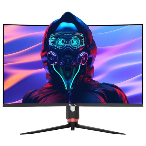 KTC H32S17 Moniteur de jeu incurvé 32 pouces 1500R 2560x1440 QHD 165Hz 16:9 ELED 99% sRGB HDR10 Temps de réponse 3ms Mode faible bleu Compatible avec FreeSync et G-SYNC USB