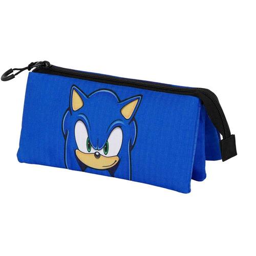 Sonic The Hedgehog - SEGA Sight Trousse Triple, Bleu