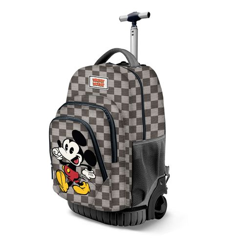 Sac à dos à Roulettes GTS FAN - Disney Mickey Mouse Move - Gris - Taille Unique