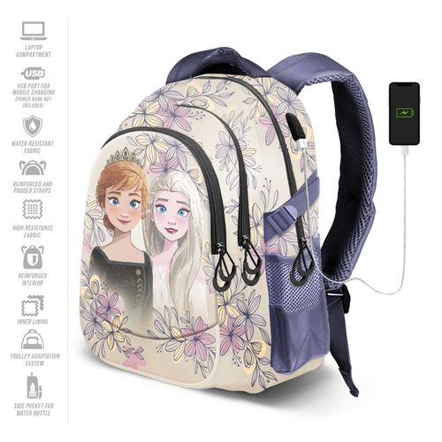 Sac à dos Running PLUS - Disney La Reine des Neiges 2 (Frozen) Emotion - Beige - Taille Unique
