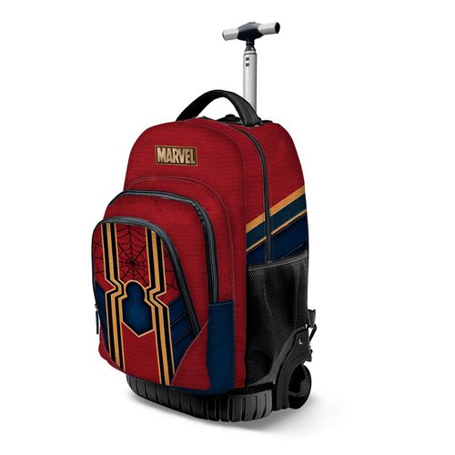 Sac à dos à Roulettes GTS FAN - Marvel Spiderman Drop - Rouge - Taille Unique