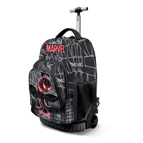 Sac à dos à Roulettes GTS FAN - Marvel Spiderman Spin - Gris - Taille Unique