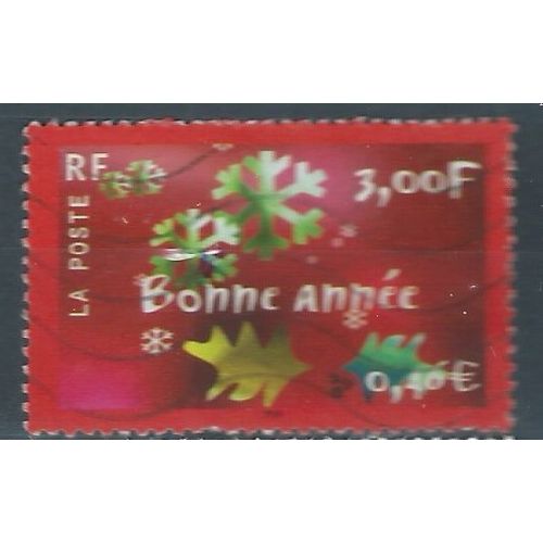 France-Obl-2000-Yt N° 3363-Meilleurs Voeux