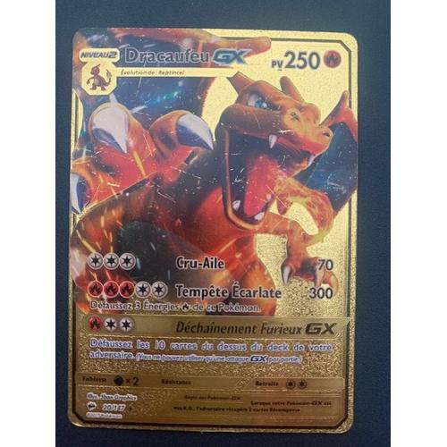 Carte Pokemon Dracaufeu 20/147 Déchainement Furieux. Carte Gold!