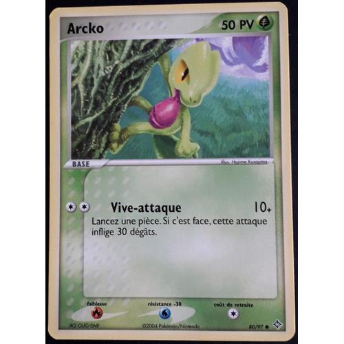 Carte Pokémon Arcko 80/97 - Ex Dragon (Fr)