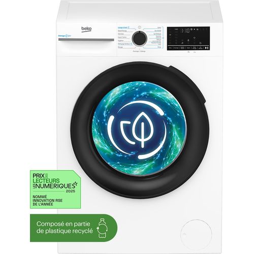 Lave-linge Frontal 8.0 kg 1400 trs/min 15 programmes Beko BM3WFU48411B