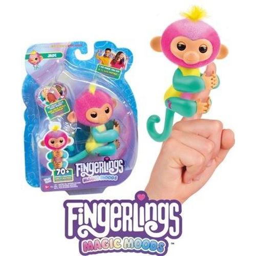 Fingerlings Magic Moods Jade - Figurine Interactive À Accrocher Au Doigt