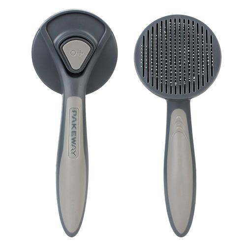 Gris - Peigne Autonettoyant Pour Chien Et Chat, 3 Couleurs, Produits De Beauté Et De Nettoyage Pour Animaux De Compagnie, Peigne'épilation, Brosse De Toilettage