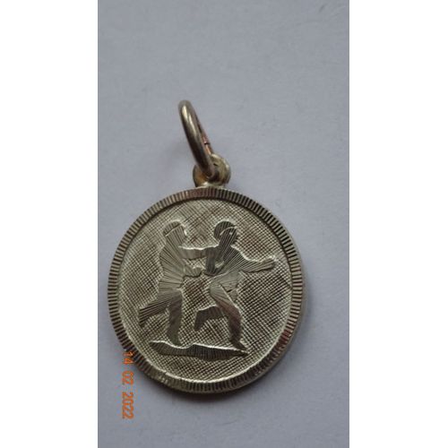 Ancien - Pendentif / Médaille En Argent.