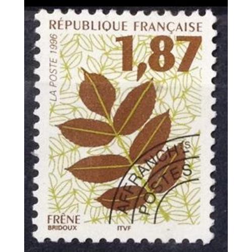 Préoblitéré Feuilles D'arbres - Frêne 1,87 (Très Joli N° 236) Obl - France Année 1993 - Brn83 - N14169