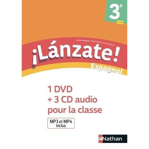 ¡Lánzate! 3e - Coffret 1 Dvd + 3 Cd Audio Pour La Classe