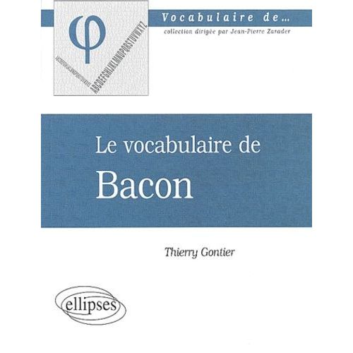 Le Vocabulaire De Bacon