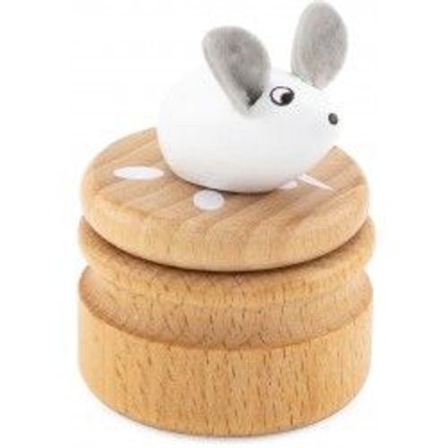 Boite À Dents Souris Blanche En Bois