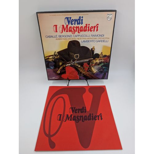 Coffret Vinyle 33 Tours Verdi I Masnadien : Lamberto Gardelli, Caballé, Bergonzi, Cappucilli, Raimondi En Boite, Complet