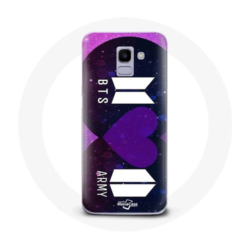 Coque Pour Samsung Galaxy J6 2018 Bangtan Sonyeondan Logo Bts Et Logo Army I Purple You
