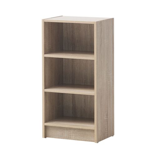 Petit Chêne De Bibliothèque Étroite Énancienne