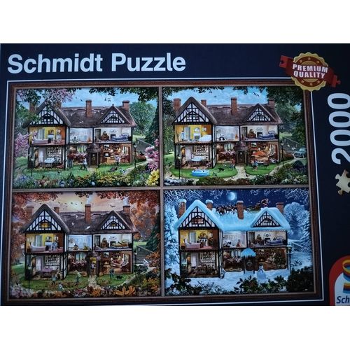 Puzzle 2000 Pièces "Maison Des Quatre Saisons"