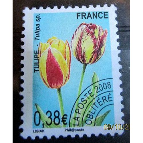 2008. Timbre Préoblitéré N°254: Flore.