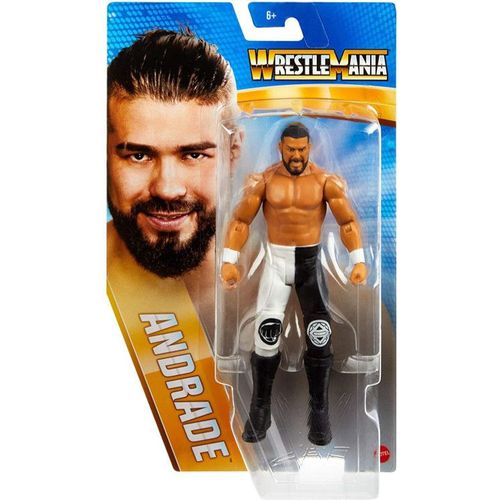 Wwe Wrestlemania Figurine Articulée De Catch Andrade Avec Visage Détaillé Jouet Pour Enfant Gvj78
