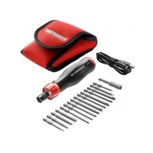 Tournevis à assitance électrique E-PROTWIST en pochette (16 pièces) | ATPA4V.J16PB - Facom
