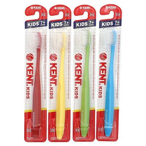 Kent, Brosses À Dents Premium Pour Enfants, À Partir De 7 Ans, 4 Brosses À Dents 