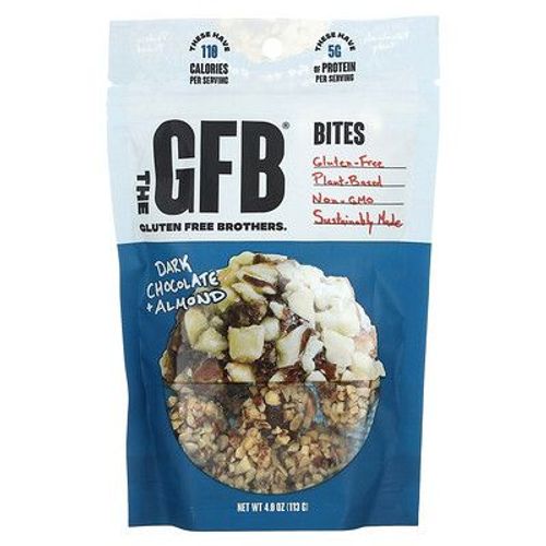 The Gfb, Bouchées Sans Gluten, Chocolat Noir Et Amande, 113 G