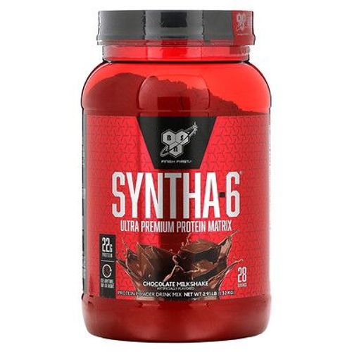 Bsn, Syntha-6, Boisson En Poudre Protéinée, Arôme Milkshake Au Chocolat, 1,32 Kg.