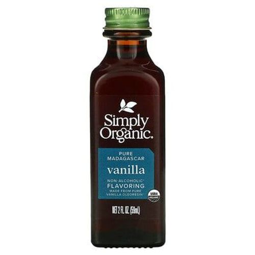 Simply Organic, Vanille De Madagascar, Arôme Non Alcoolisé, Cultivée À La Ferme, 59 Ml.