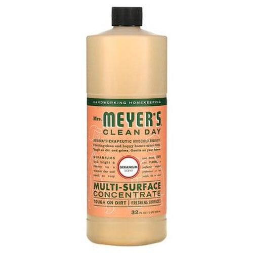 Mrs. Meyers Clean Day, Concentré Multi-Surfaces, Géranium, 946 Ml 