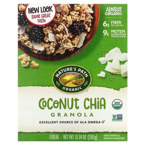 Nature's Path, Granola Chia À La Noix De Coco Biologique, 12,34 Oz (350 G)