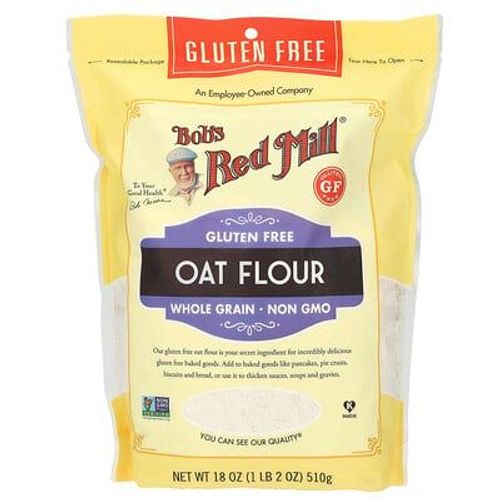 Bob's Red Mill, Farine D'avoine, À Grains Entiers, Sans Gluten, 510 G