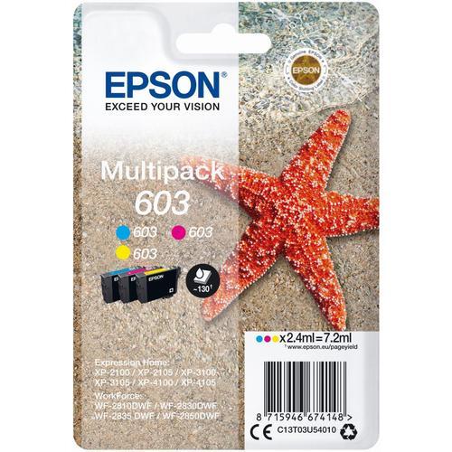 Epson Multipack 603 (Etoile de Mer) - Pack de 3 cartouches d'encre couleur - cyan, magenta, jaune