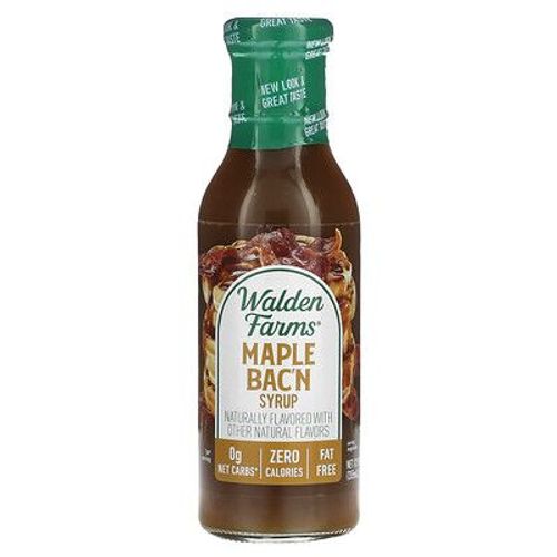Walden Farms, Sirop D'érable Et Bacon, 355 Ml