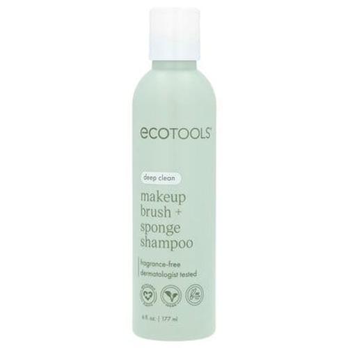 Ecotools, Pinceau De Maquillage + Éponge Et Shampooing, Sans Parfum, 177 Ml