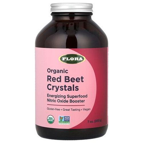 Flora, Cristaux De Betterave Rouge Biologique, 200 G