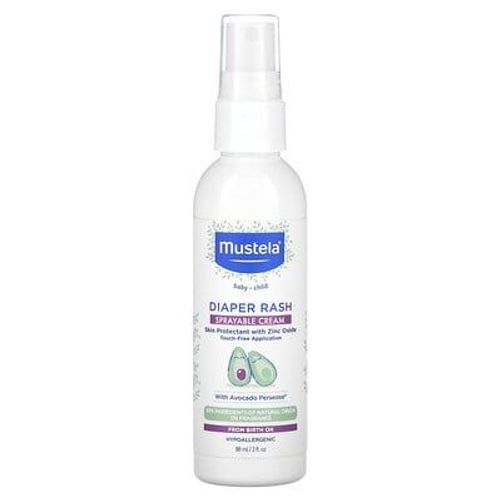 Mustela, Érythème Fessier, Crème À Vaporiser, Sans Parfum, 88 Ml