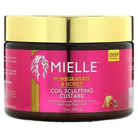 Mielle, Coil Sculpting Custard, Grenade Et Miel, 340 G