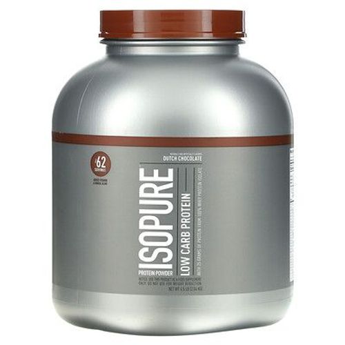 Isopure, Protéines En Poudre À Faible Teneur En Glucides, Chocolat Hollandais, 2,04 Kg