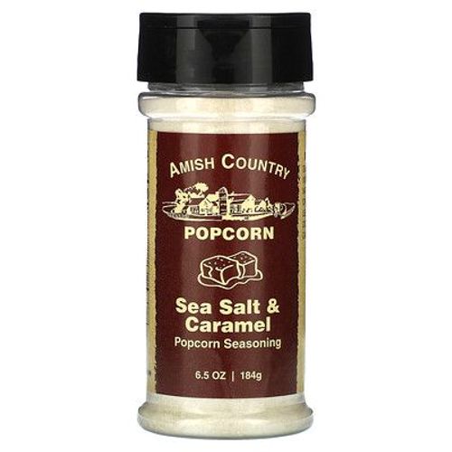 Amish Country Popcorn, Assaisonnement Pour Maïs Soufflé, Sel De Mer Et Caramel, 184 G