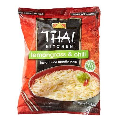 Thai Kitchen, Soupe Instantanée Aux Nouilles De Riz, Citronnelle Et Piment, 45 G