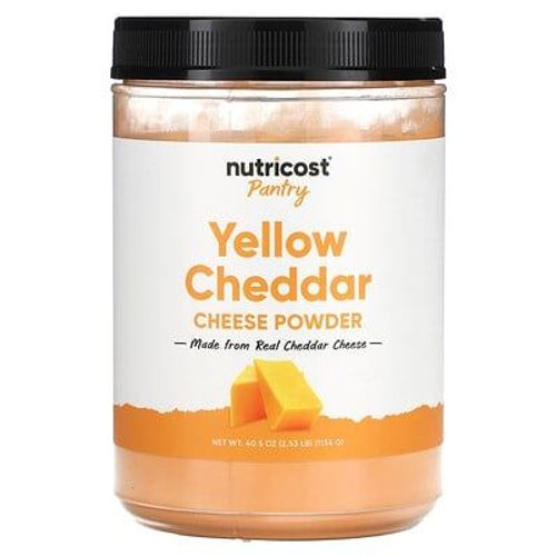 Nutricost, Pantry, Fromage Cheddar Jaune En Poudre, 1134 G