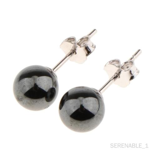 1 Paire De Boucles D'oreilles En Perles De 'eau Douce Pour Femmes Avec