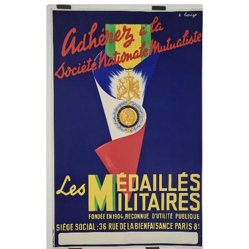 Affiche Médailles Militaires