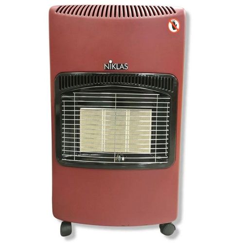 Poele à gaz Infrarouge 4200W NOVA FASHION NIKLAS Chauffage gaz interieur 120 m³ Chauffage d'appoint à gaz sur roulettes