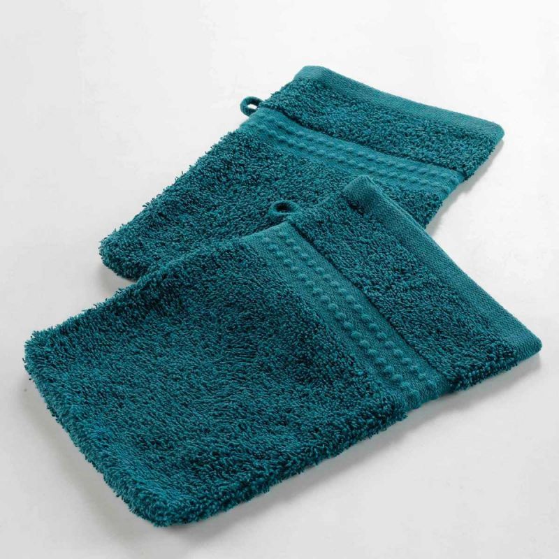 Lot De 2 Gants De Toilette "Excellence" 15x21cm Orage
