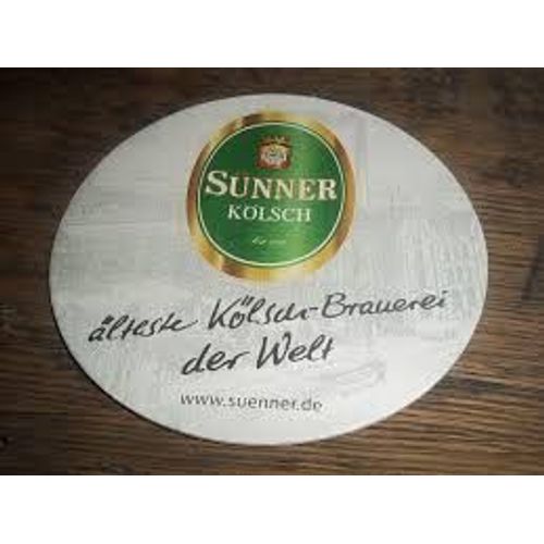 Suenner Dessous En Carton De Bierre Allemande Sanner Kolsch