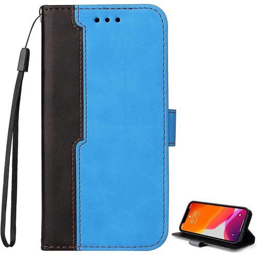 Mingming Coque Pour Vivo Y72 5g Portefeuille Premium Étui Housse En Cuir De Protection [Rfid Blocage] Flip Cover Pour Vivo Y72 5g,Ps4