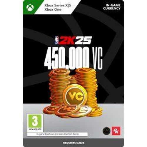 Nba 2k25 450,000 Virtual Currency Pack (Extension/Dlc) - Jeu En Téléchargement